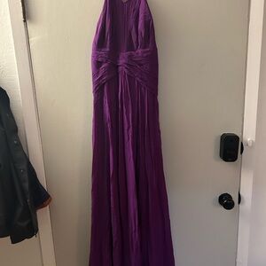 Nina Austin Vibrant Purple Maxi Dress